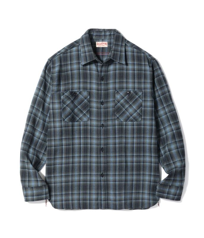 Lot No. SC29563 / TWILL CHECK WORK SHIRT