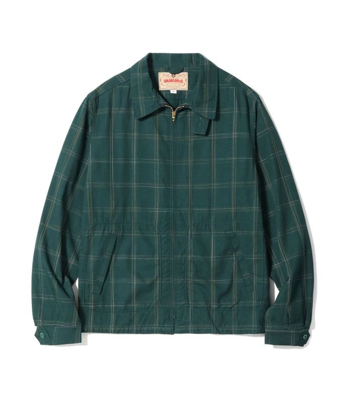 Lot No. SC15842 / RAYON COTTON GABARDINE CHECK SPORTS JACKET