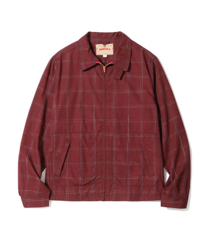 Lot No. SC15842 / RAYON COTTON GABARDINE CHECK SPORTS JACKET