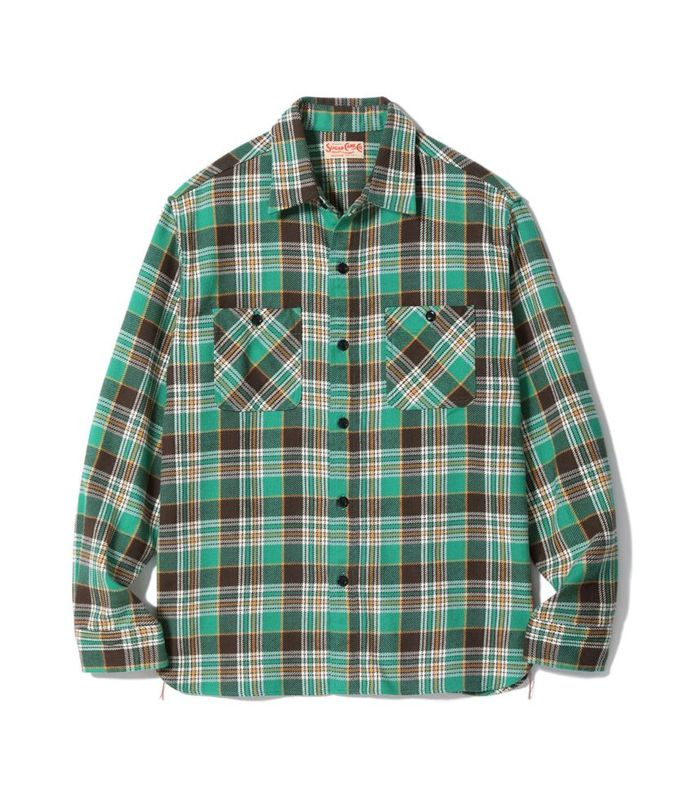 Lot No. SC29564 / TWILL CHECK WORK SHIRT