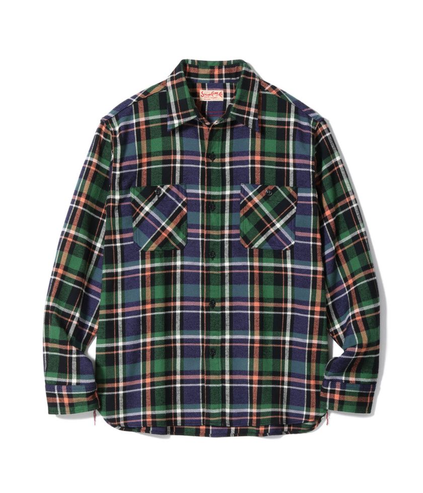 Lot No. SC29566 / TWILL CHECK WORK SHIRT