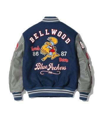 2025ǯ115 / Lot No. WV15783-128 / 30oz. WOOL MELTON AWARD JACKET BLUE PECKERS (NAVY)