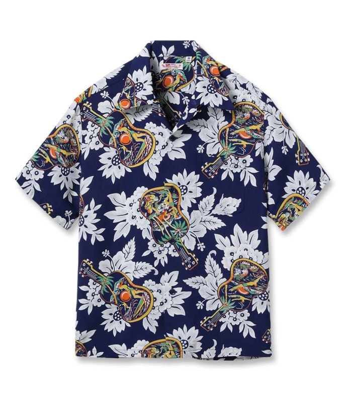Lot No. SS39613 / RAYON HAWAIIAN SHIRT ��UKULELE MELODY��