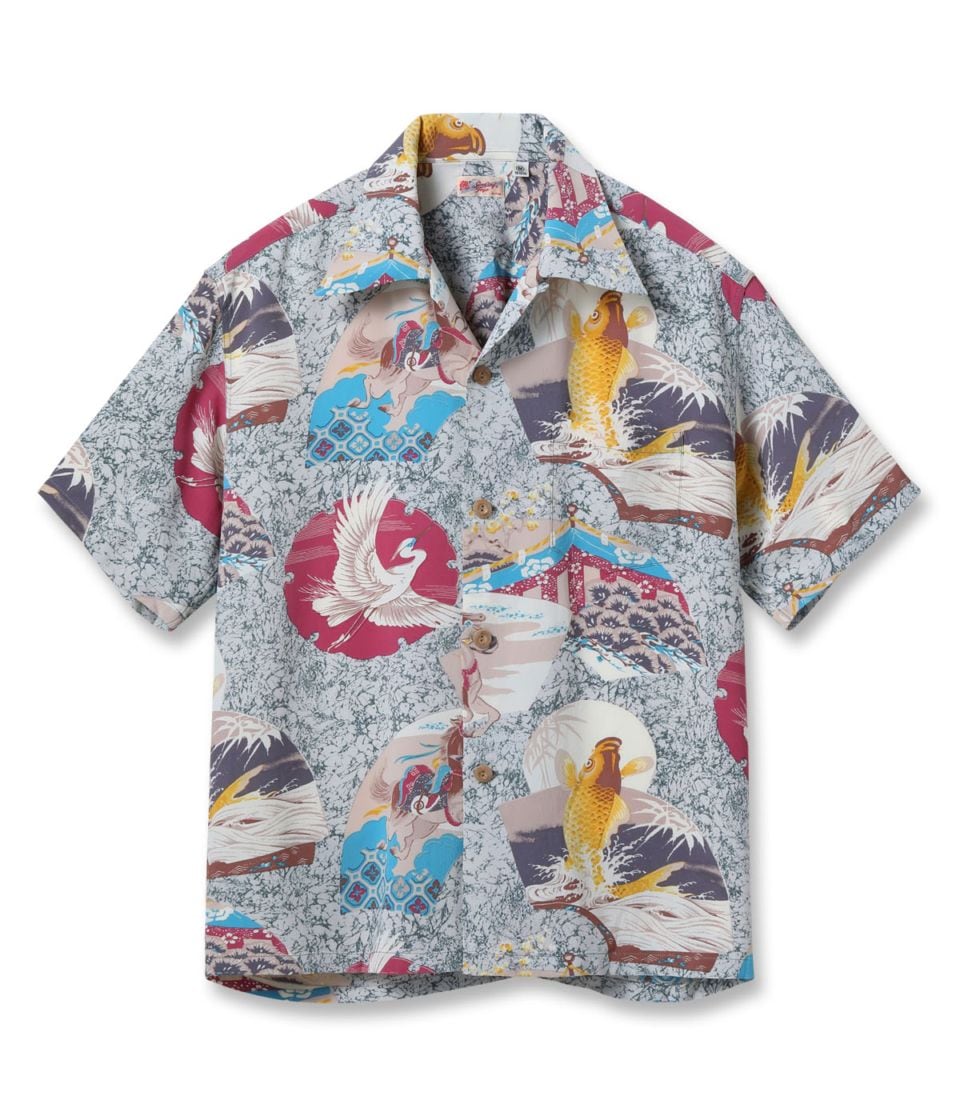 2026ǯ5��8������ / Lot No. SS39614 / RAYON HAWAIIAN SHIRT ��JAPANESE QUAINT DESIGN��