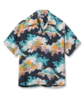 Lot No. SS39618 / RAYON HAWAIIAN SHIRT ��ANCIENT CAPITAL��