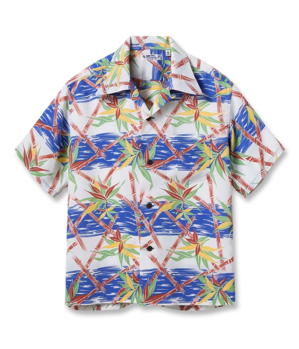 Lot No. SS39625 / RAYON HAWAIIAN SHIRT ��BAMBOO GRASSLANDS��