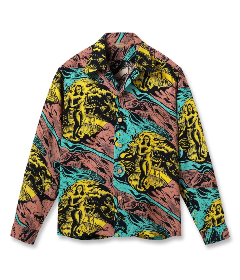 2026ǯ7��3������ / Lot No. SS29674 / SUN SURF SPECIAL EDITION ��GAUGUIN WOODCUT MYSTIC�� (LONG SLEEVE)