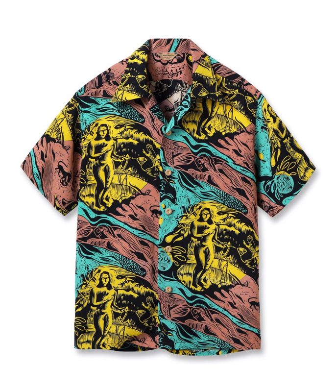 2026ǯ8��17�������� / Lot No. SS39673 / SUN SURF SPECIAL EDITION ��GAUGUIN WOODCUT MYSTIC�� (SHORT SLEEVE)