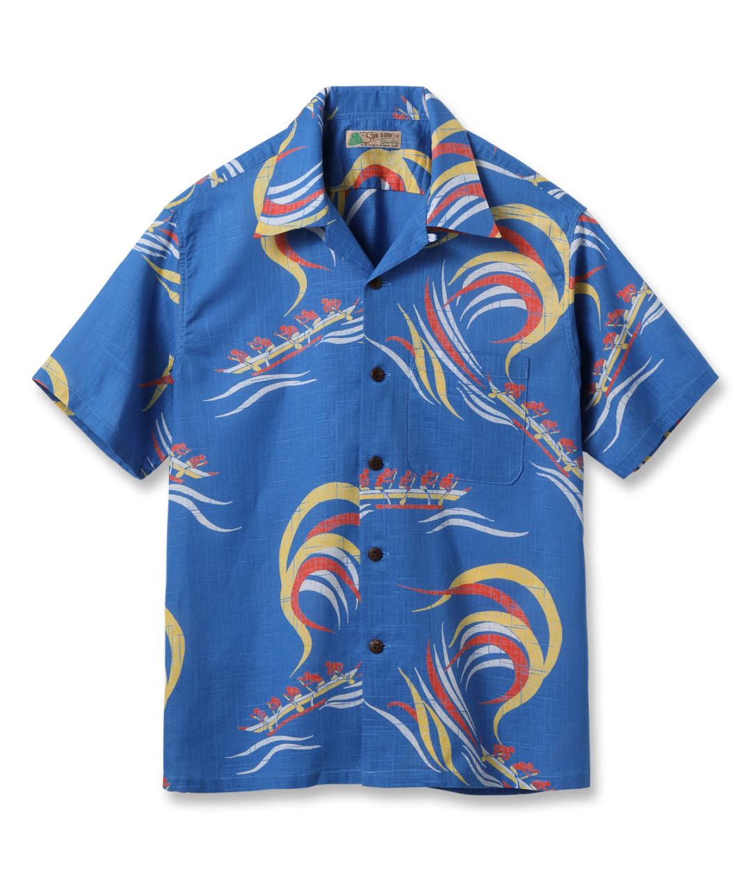 Lot No. SS39695 / COTTON LINEN SLUBYARN HAWAIIAN SHIRT ��HAWAIIAN PADDLE��