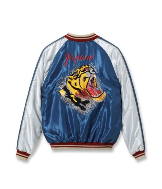 2026ǯ1��31������ / Lot No. TT15877-125 / Mid 1950s Style Acetate Souvenir Jacket ��TIGER HEAD�� �� ��JAPAN MAP��