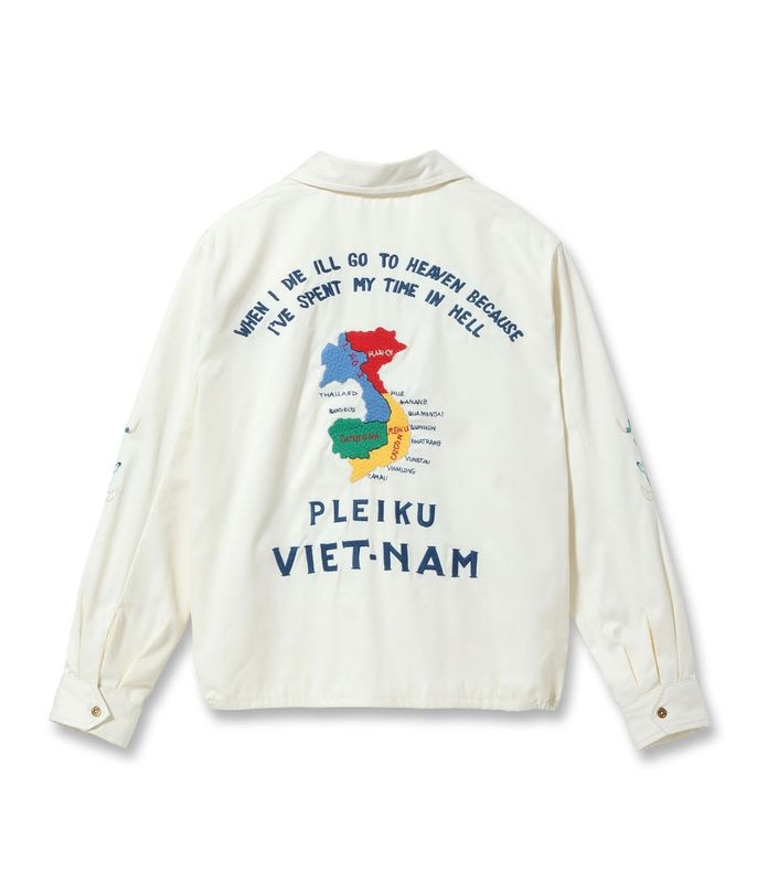 Lot No. TT15892 / Mid 1960s Style Cotton Vietnam Jacket ��VIETNAM MAP��