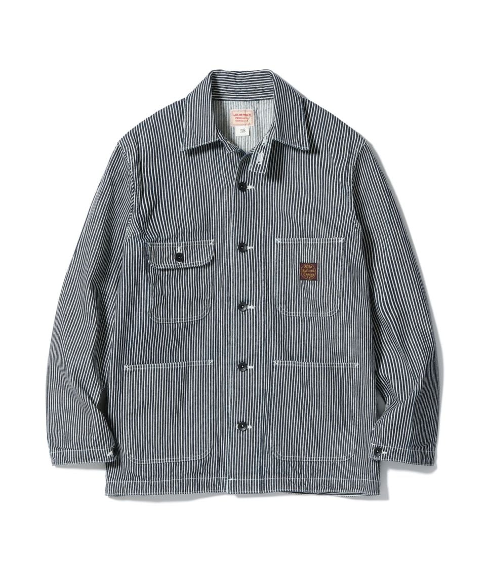 2026ǯ3��5������ / Lot No. SM15903 / SAILOR MOKU PRODUCTS 12.5oz. HICKORY STRIPE WORK JACKET