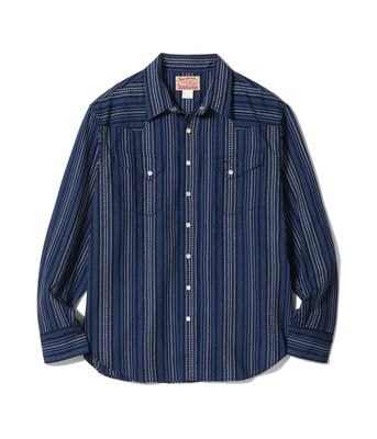 2026ǯ3��12������ / Lot No. SC29685 / INDIGO DOBBY WESTERN SHIRT
