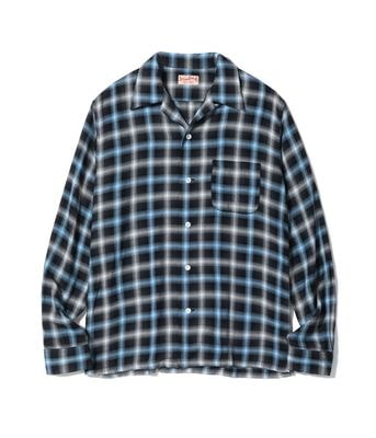 2026ǯ3��12������ / Lot No. SC29683 / RAYON OMBRE CHECK OPEN SHIRT