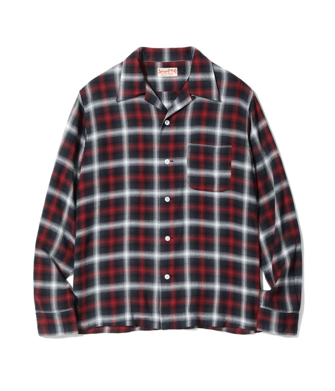 Lot No. SC29683 / RAYON OMBRE CHECK OPEN SHIRT