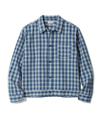 Lot No. US15901 / UNION SUPPLY PALAKA CHECK SHIRT BLOUSE