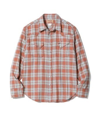2026ǯ4��8�������� / Lot No. SC29687 / WASHER HERRINGBONE CHECK WESTERN SHIRT