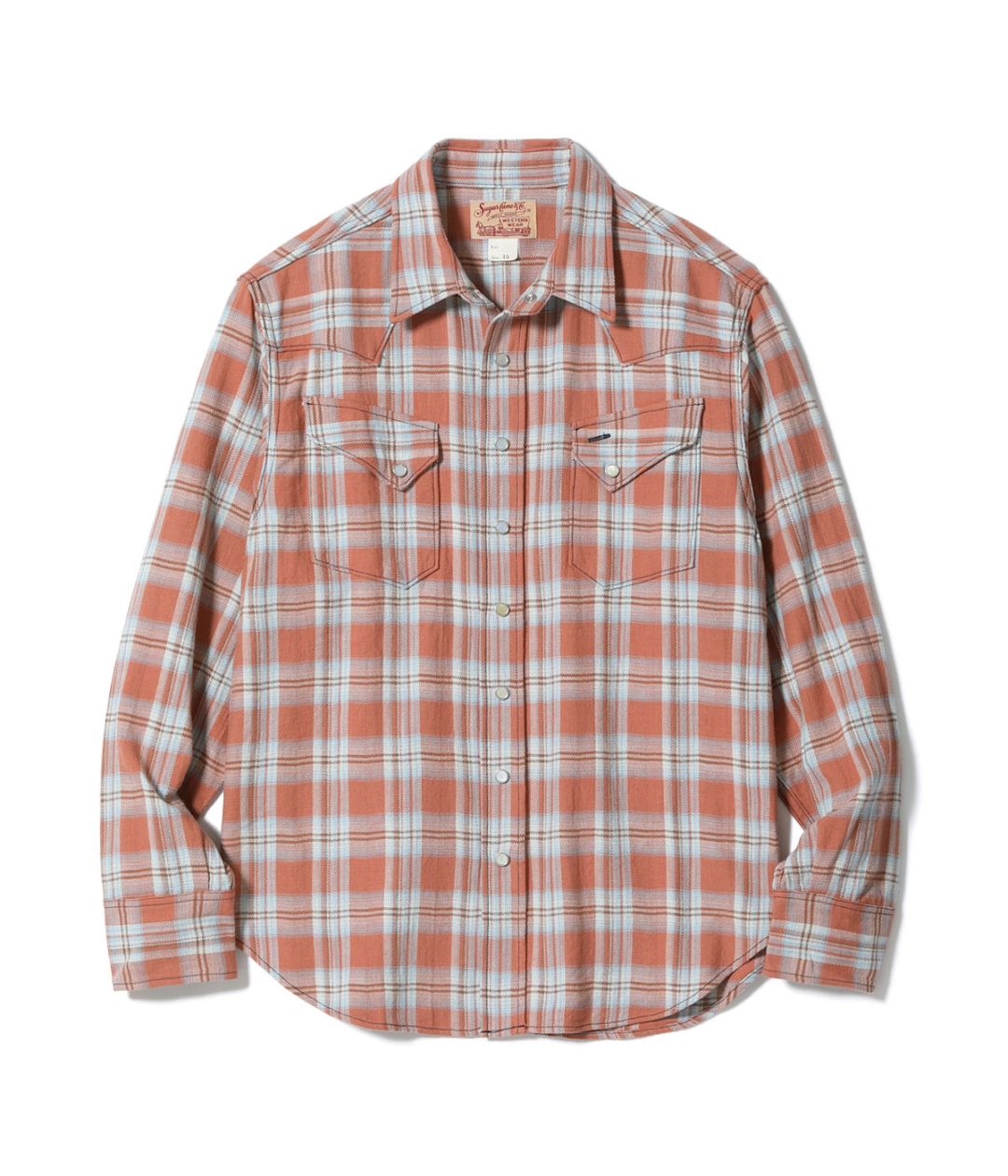 2026ǯ4��8�������� / Lot No. SC29687 / WASHER HERRINGBONE CHECK WESTERN SHIRT
