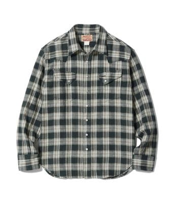 2026ǯ4��8�������� / Lot No. SC29687 / WASHER HERRINGBONE CHECK WESTERN SHIRT