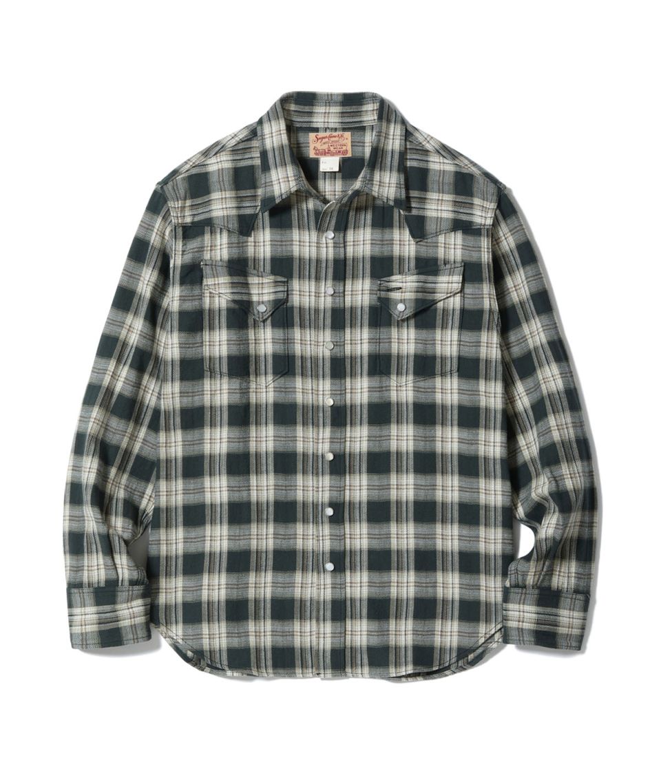 2026ǯ4��8�������� / Lot No. SC29687 / WASHER HERRINGBONE CHECK WESTERN SHIRT