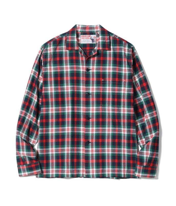 Lot No. SC29737 / MADRAS CHECK OPEN SHIRT
