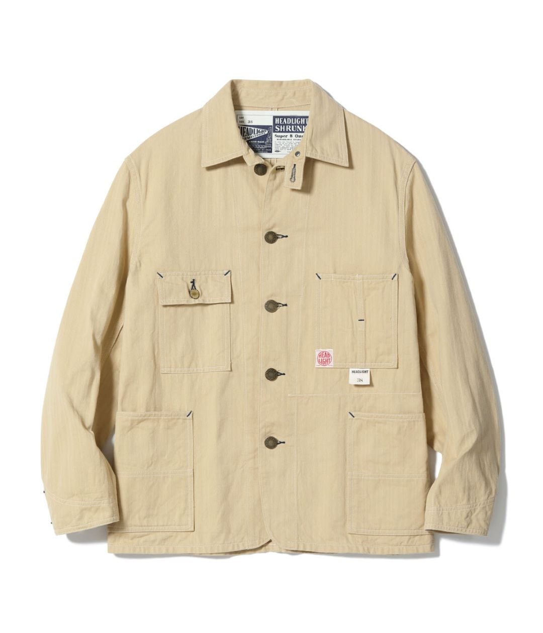 2026ǯ4��13������ / Lot No. HD15908 / HEADLIGHT 10oz. RANDOM HBT WORK COAT
