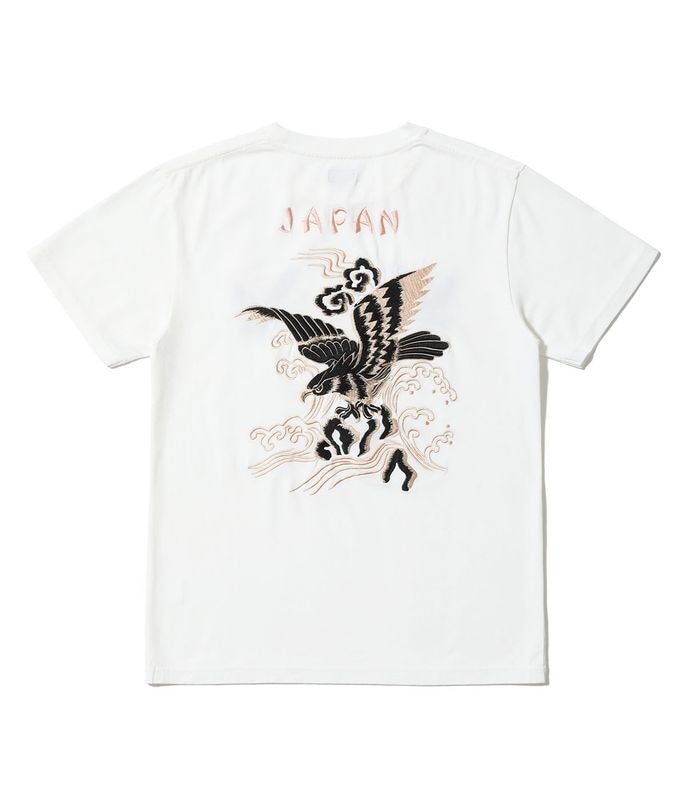 Lot No. TT79742 / SUKA T-SHIRT EMBROIDERED ��EAGLE��