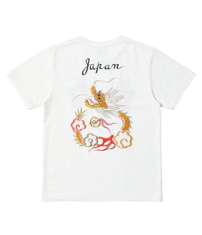 Lot No. TT79744 / SUKA T-SHIRT EMBROIDERED ��DRAGON��