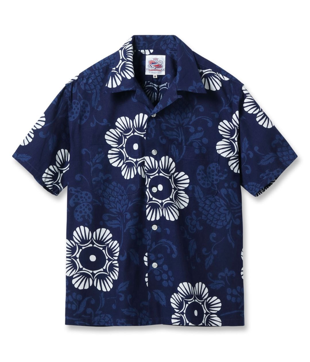 2026ǯ4��17������ / Lot No. DK39642 / DUKE KAHANAMOKU INDIGO COTTON HAWAIIAN SHIRT ��DUKE'S PALEU��