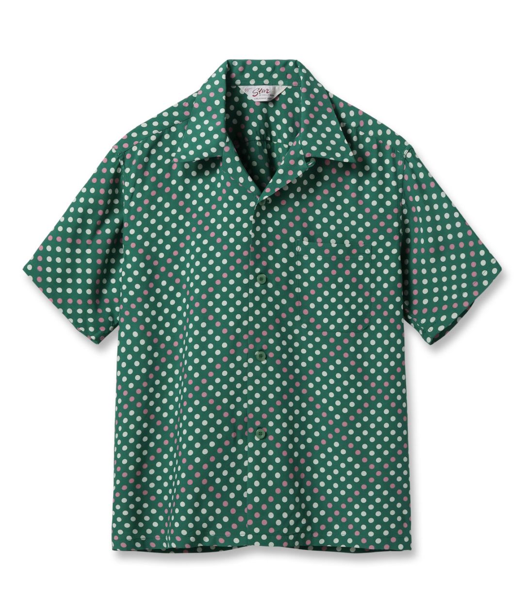 2026ǯ5��19������ / Lot No. SH39710 / HIGH DENSITY RAYON OPEN SHIRT ��POLKA DOT��