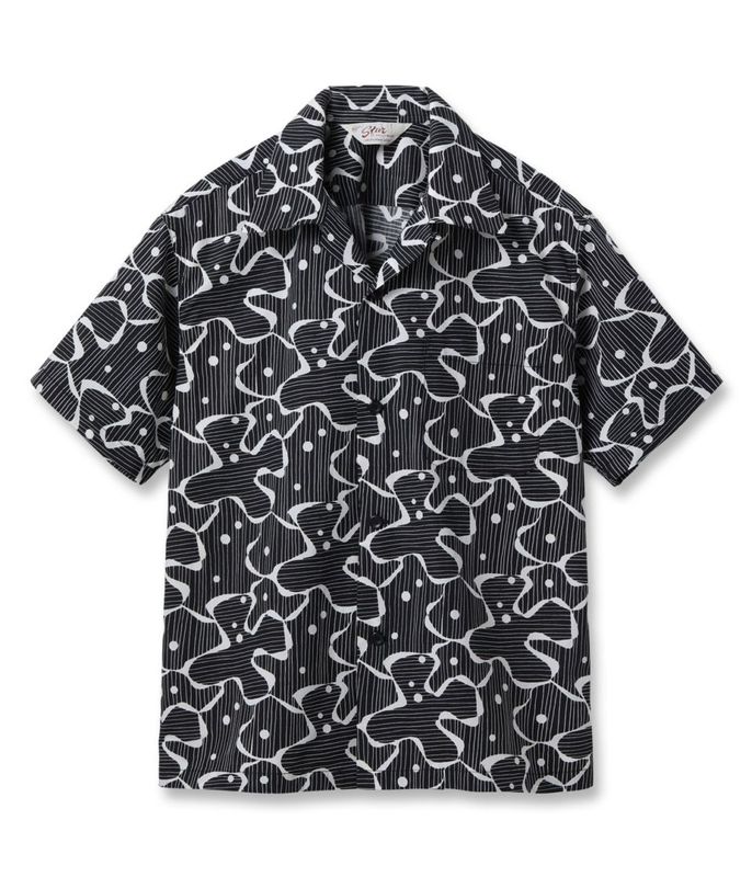 Lot No. SH39714 / TYPEWRITER COTTON OPEN SHIRT ��WATER SURFACE��