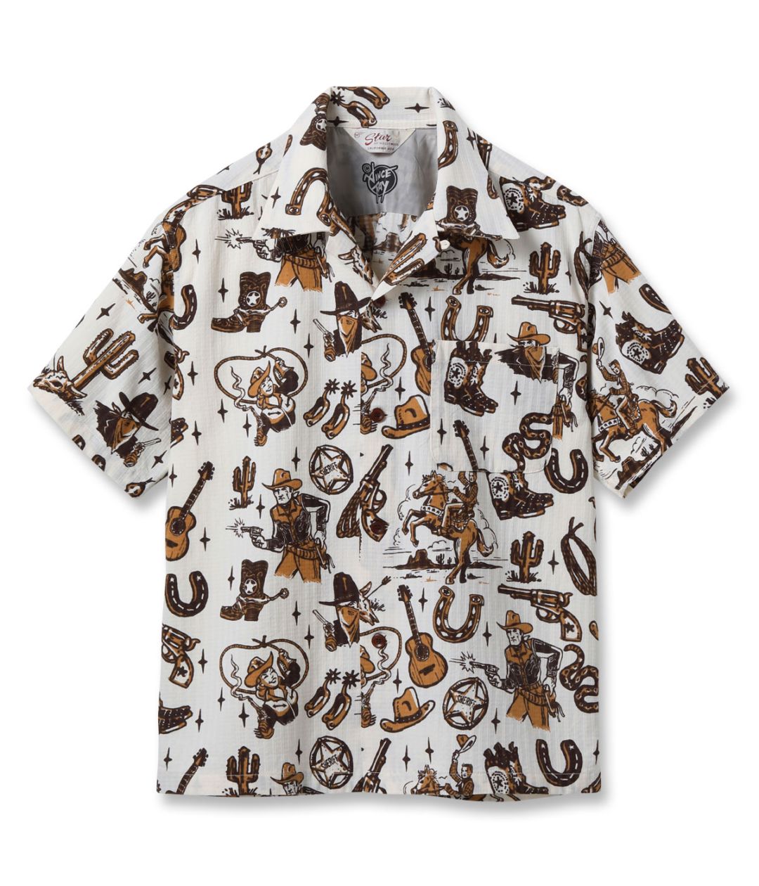 2026ǯ�ղ�����ͽ�� / Lot No. SH39706 / DOBBY COTTON OPEN SHIRT ��THE WESTERNER" by VINCE RAY