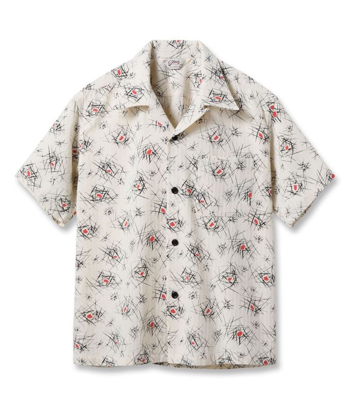 Lot No. SH39715 / DOBBY COTTON OPEN SHIRT ��ATOMIC��