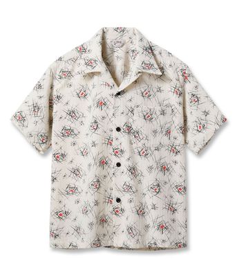 Lot No. SH39715 / DOBBY COTTON OPEN SHIRT ��ATOMIC��