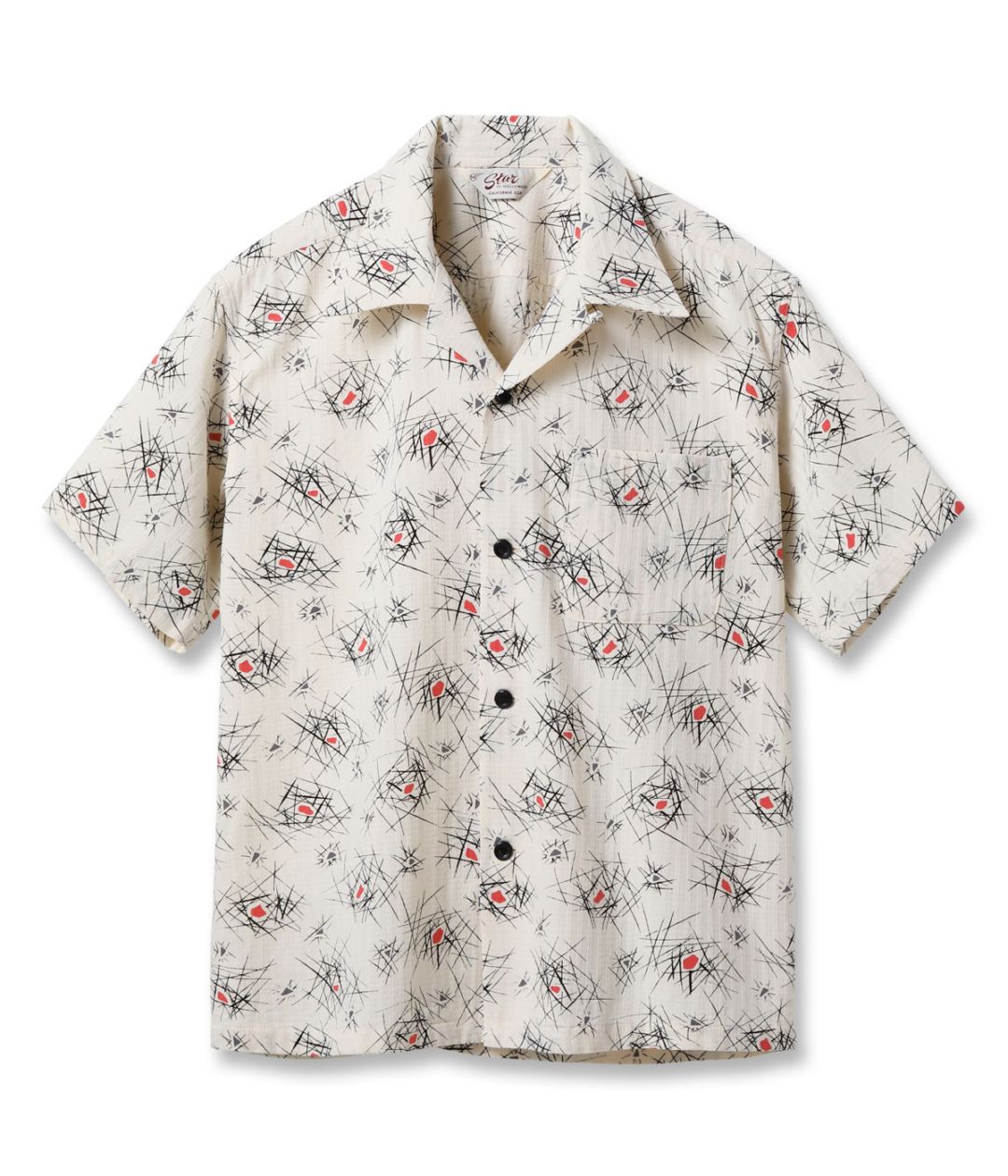 Lot No. SH39715 / DOBBY COTTON OPEN SHIRT ��ATOMIC��