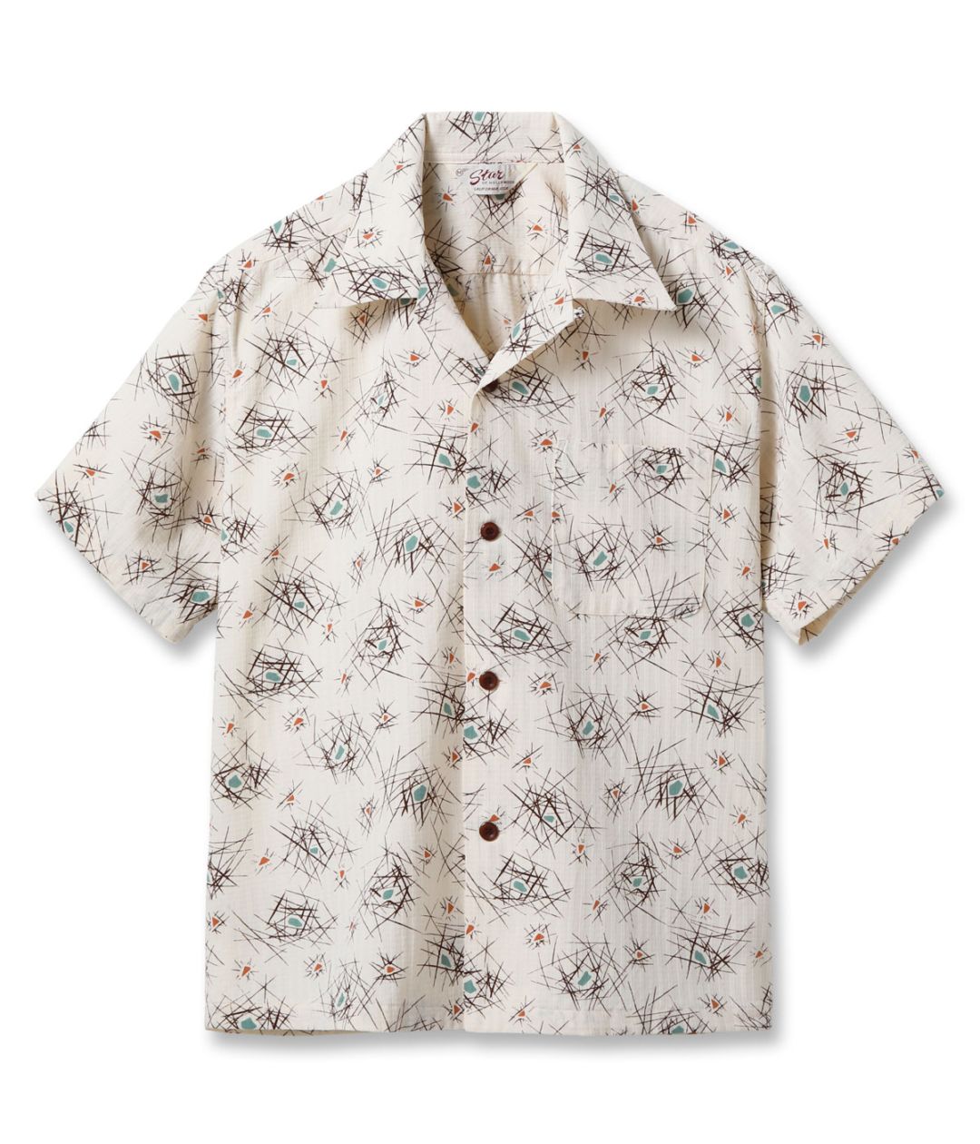 Lot No. SH39715 / DOBBY COTTON OPEN SHIRT ��ATOMIC��