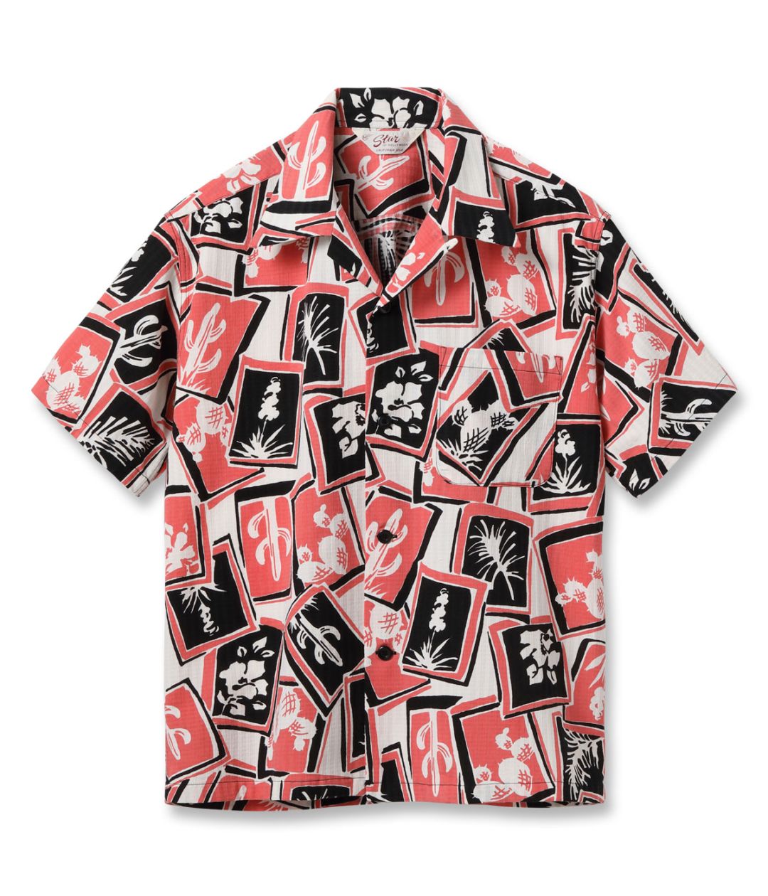 Lot No. SH39718 / DOBBY COTTON OPEN SHIRT ��CACTUS��