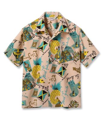 Lot No. SH39719 / DOBBY COTTON OPEN SHIRT ��JAMAICA��