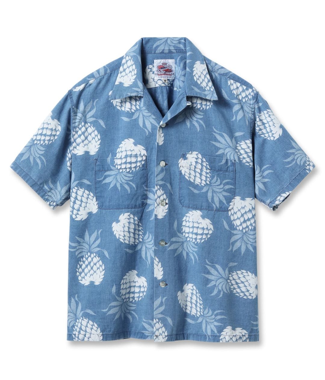 2026ǯ4��17������ / Lot No. DK39641 / DUKE KAHANAMOKU INDIGO COTTON HAWAIIAN SHIRT ��DUKE'S PINEAPPLE��