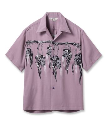 2026ǯ�ղ�����ͽ�� / Lot No. SH39705 / HOPSACK RAYON OPEN SHIRT ��SHRUNKEN HEAD��