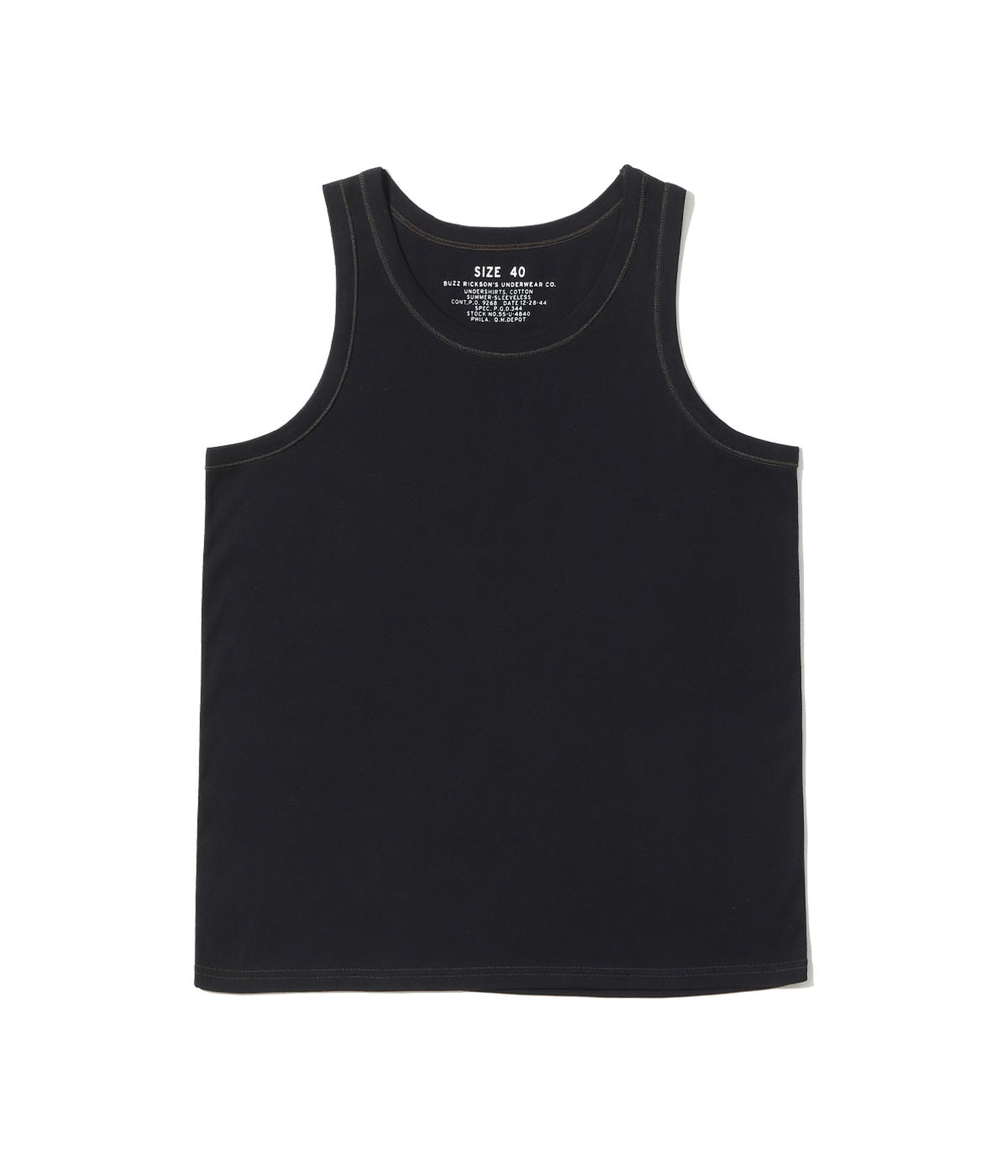 Lot No. BR79741 / UNDERSHIRTS, COTTON SUMMER-SLEEVELESS