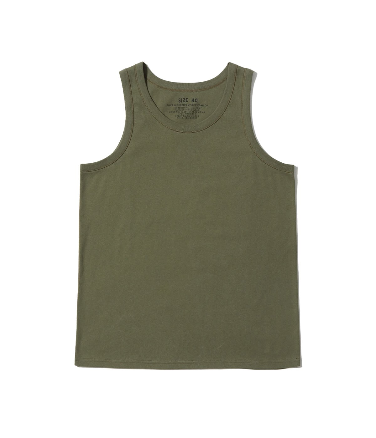Lot No. BR79741 / UNDERSHIRTS, COTTON SUMMER-SLEEVELESS
