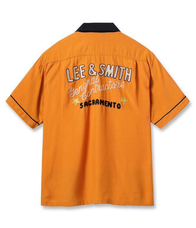 Lot No. SE39663 / RAYON BOWLING SHIRT ��LEE & SMITH��