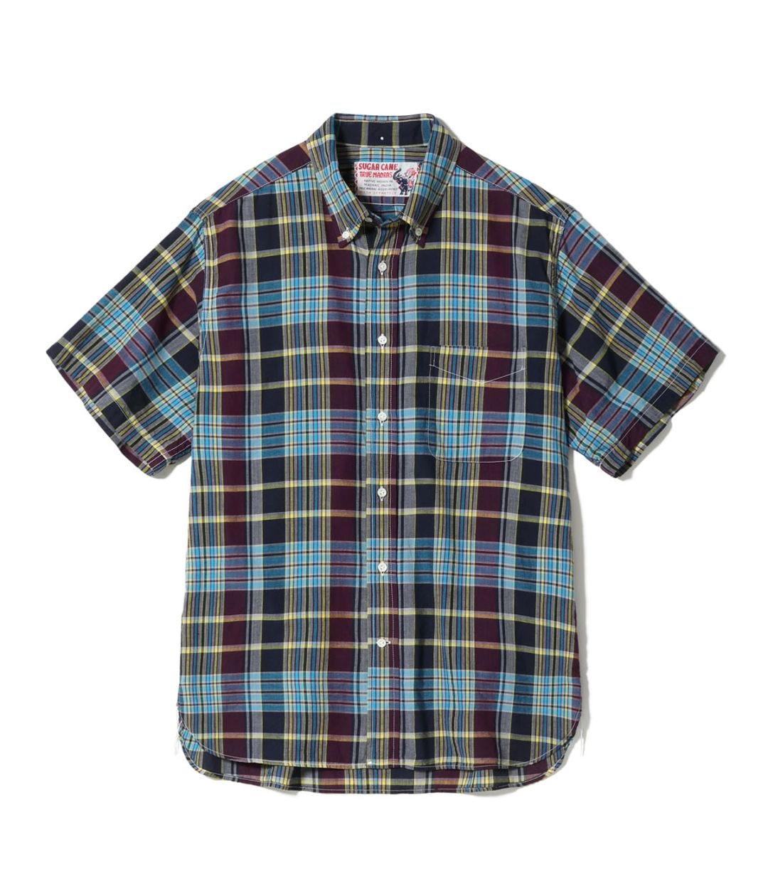 2026ǯ5��28������ / Lot No. SC39738 / MADRAS CHECK BUTTON DOWN SHIRT