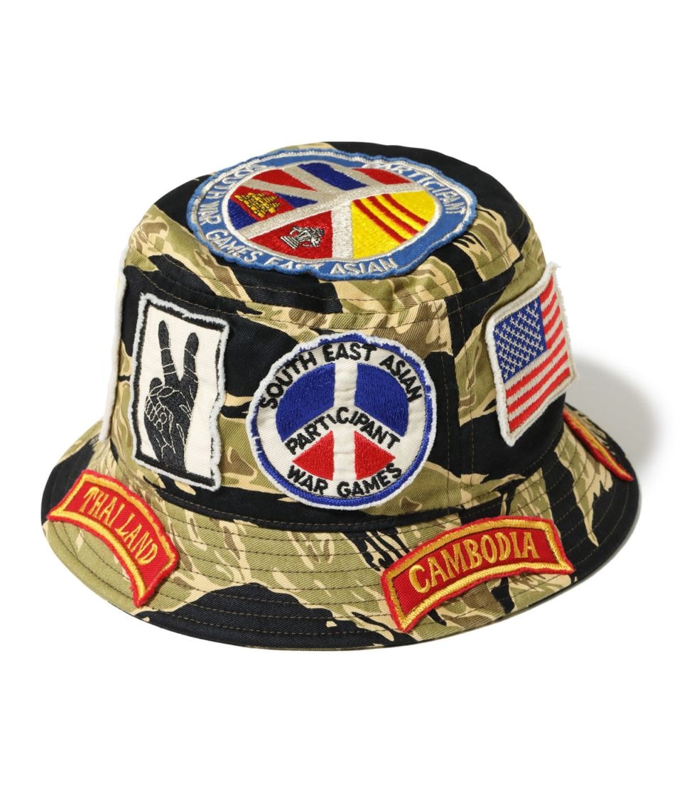2026ǯ7��29������ / Lot No. BR02882 / GOLD TIGER STRIPE HAT CUSTOM MODEL