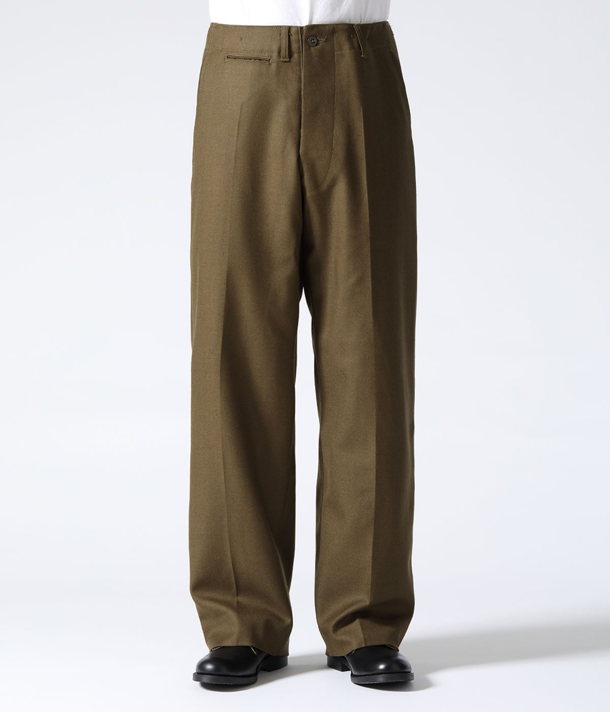 2026ǯ��������ͽ�� / Lot No. BR42670 / TROUSERS, FIELD, WOOL, SERGE, OD33, 18oz. SPECIAL TYPE M-45
