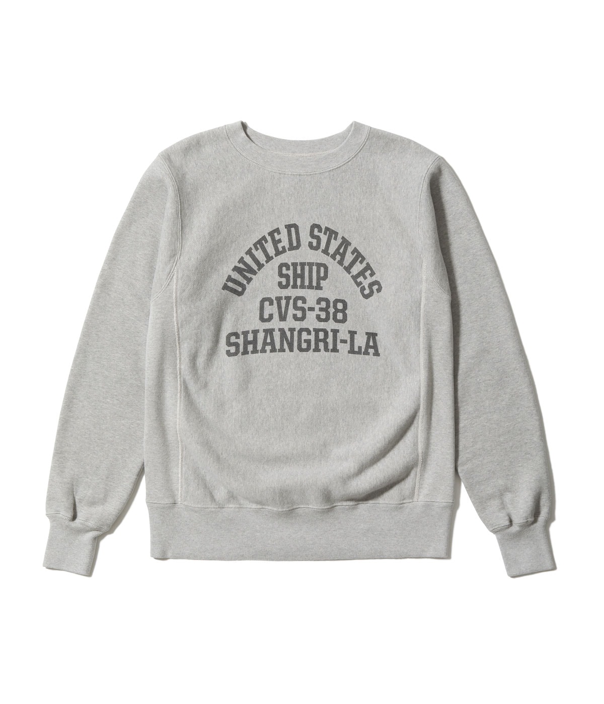 Lot No. BR69806 / HORIZONTAL KNITTING SWEAT SHIRT ��USS SHANGRI-LA��