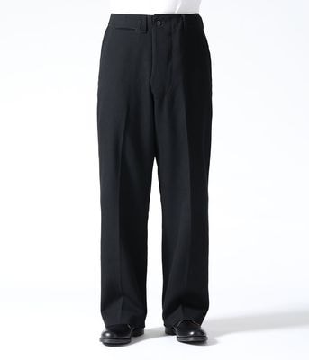 2026ǯ��������ͽ�� / Lot No. BR42696 / WILLIAM GIBSON COLLECTION TROUSERS, FIELD, WOOL, BLACK, 18oz. SPECIAL Type M-45