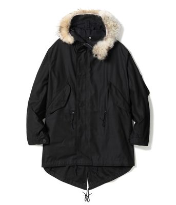 2026ǯ��������ͽ�� / Lot No. BR16029 / WILLIAM GIBSON COLLECTION PARKA-SHELL, COTTON, BLACK Type M-48