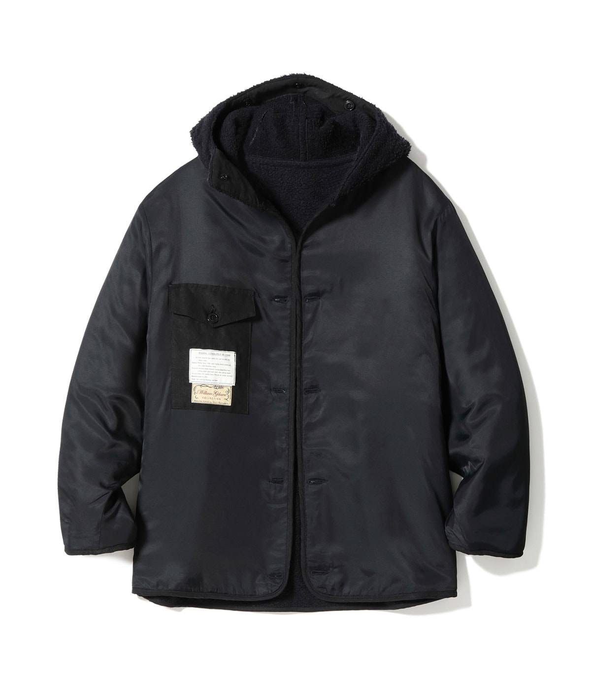 2026ǯ��������ͽ�� / Lot No. BR16032 / WILLIAM GIBSON COLLECTION BLACK PARKA-LINER, PILE, Type M-48